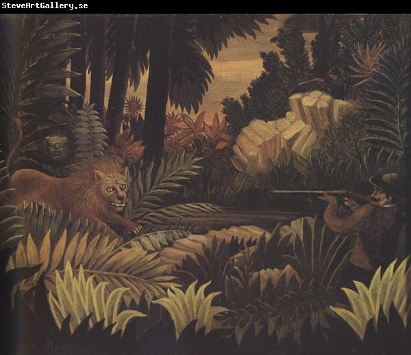 Henri Rousseau The Lion Hunter